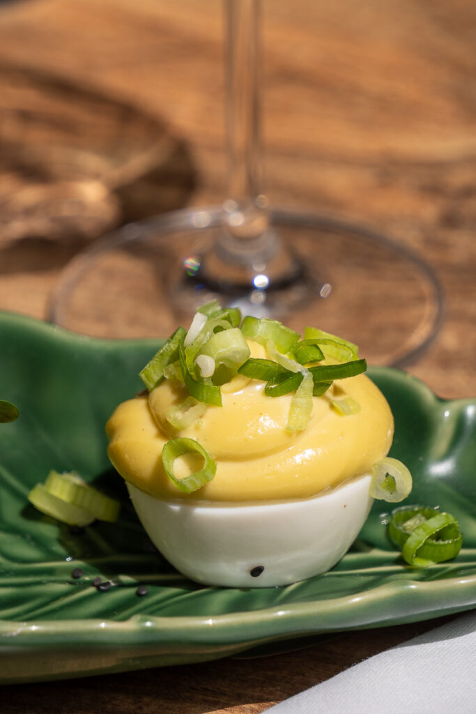 L oeuf bio mayonnaise truffée