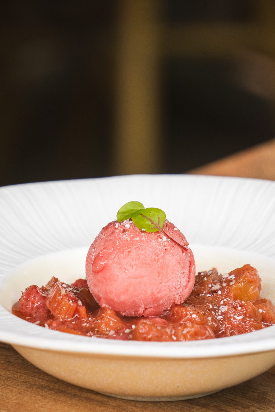 La marmelade de rhubarbe fraise